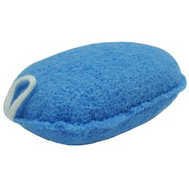 OHE Body Sponge, Blue, Approx. Height 5.7 x Width 3.7 x Depth 2.0 inches (14.5 x 9.5 x 5 cm), nf Loofah Ball, Body Wash, Whisk, Made in Japan