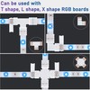JACKYLED (10-Pack) - 10Pcs 4-Pin RGB LED Light Strip Connector,