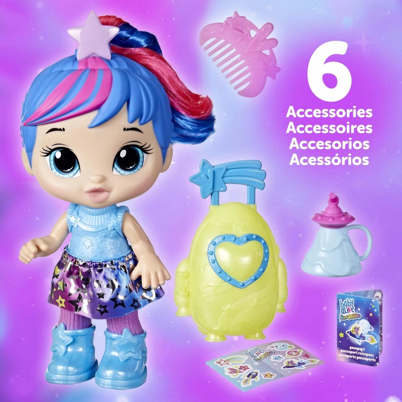 Baby Alive Star Besties Stellar Skylar 8 Inch Doll Space