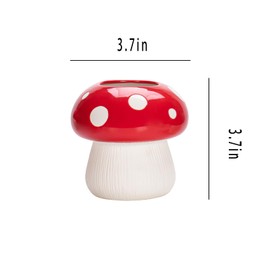 Mushroom Toothbrush Holder ， Cute Toothbrush Holder，Best Mushroom Kitchen Decor and Mushroom Bathroom Decor