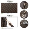 Purse and Handbags for Women, 3 Zip Compartments Tote Bag