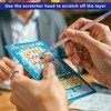 3 Pcs Lottery Ticket Scratcher Tool Metal Scratch off Tool
