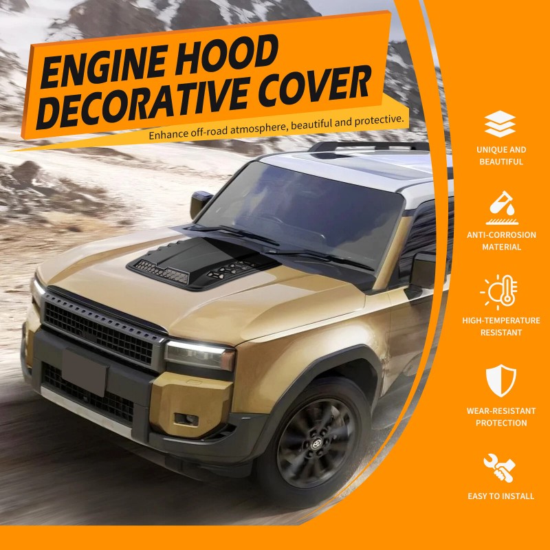 JMTBNO For Chevy Colorado Air Flow Intake Bonnet Scoop Hood