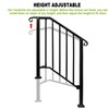 Zwinz Adjustable Handrails for Outdoor Steps, Handrail Picket #2 Fits