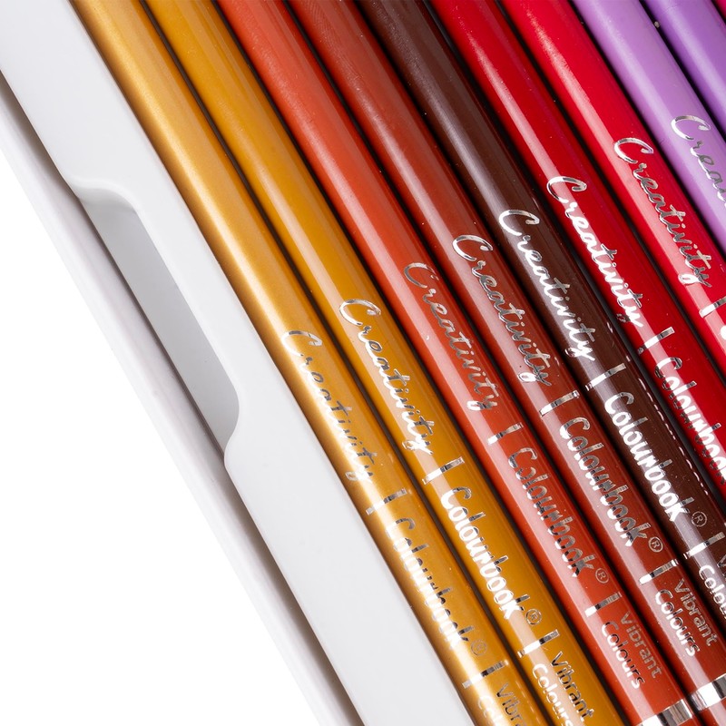 Colourbook Creativity Set mit 36 Buntstiften, bruchsichere Mine, 4 mm,