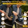 Electric Grill Brush for Outdoor,Cordless Rechargeable Grill Cleaner