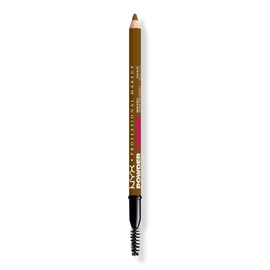 NYX Professional Makeup Powder Louder Brow Pencil, 08 Deep Brown - Donkerbruin tot zwart haar met een neutrale ondertoon.