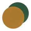 Dulton RN-0662PYLG Placemat, Round, Lively Reversible Placemat, Yellow x Dark