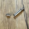Bullet Memorial Keepsake Pendant Stainless Steel Cremation Ashes Urn Necklace