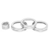 Air Conditioning Knob Ring,4Pcs A/C Knob Ring Trim Volume Adjuster