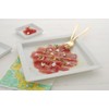 Kuriyama K-1291 Square Dish Separate, White, 9.3 x 9.8 x