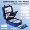 Professional 506 PCS First Aid Kit – 4-in-1 Detachable Emergency