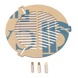 Telescope Focusing Mask, Bahtinov Focus Mask for 100 to 140MM Objective Lens, Acrylic Focus Mask for Astrophotography, Telescope Accessories