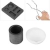 Set of 4 Graphite Crucible Kit, Graphite Melting Pot +