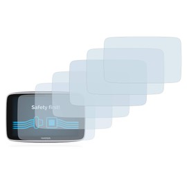 Savvies 6 Pack Screen Protector compatible with TomTom GO Premium X/TomTom GO Premium (6'') Protection Film Clear