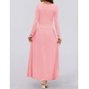 ZESICA Women's Long Sleeve Fall Maxi Dress 2025 Crewneck Knit