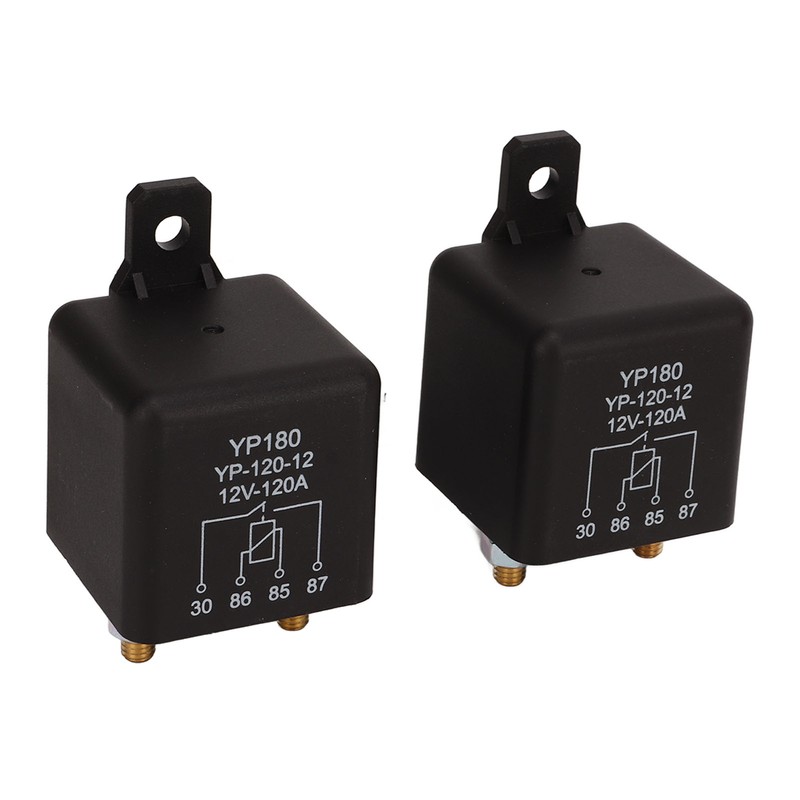 2 Sets 12V 120A Car Starter Relay 4 Pin High