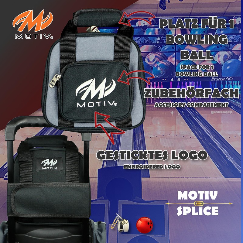 EMAX | 1 Ball Bowling Bag | Bowling Ball Bag