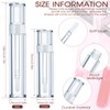 Hsei 100 Pcs Empty Lip Gloss Tubes Bulk Heavy Duty