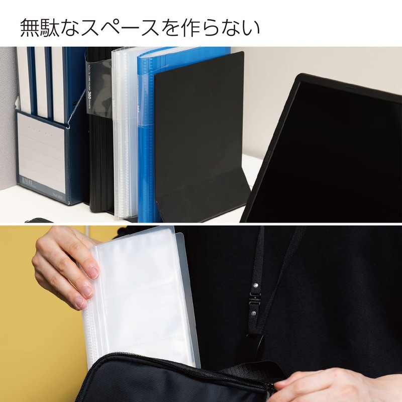 Kokuyo Mei-N218P Novita Slim File Card File, 30, 180 Cards,