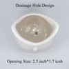 Ceramic Owl Succulent Planter Pot with Drainage Tray, Cute Animal