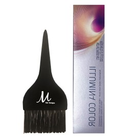 Illumina Color 9/ Very Light Blonde Permanent Illumina Hair Color 2 Ounce and M Hair Designs Tint Brush (Bundle)