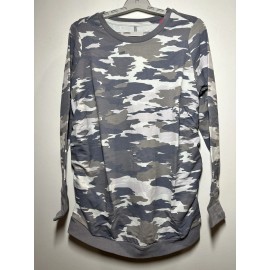 Isabel Maternity Camouflage Sweatshirt Grey XSmall