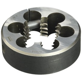 Irwin Tools 4674 Irwin High Carbon Steel Adjustable Round Fractional Dies - Die 1-1/2-6 3 Adj Rd Hanson