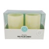 Martha Stewart. Flameless LED, 4 Inch Pillar Candles, Ivory, 2