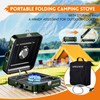 AFFLUENT 2 Burner Propane Camping Stove with Grill and Storage