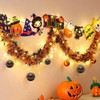 18 Tin Bell, Christmas Bell, Retro Pumpkin Shaped Decorative Bell,