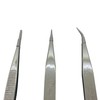 ANEX No. 1093 Tweezers Stainless Steel with Case, Set of