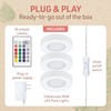 Birch Lighting Under Cabinet LED Puck Lighting Kit with 3
