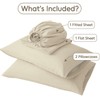 LONAVA Full Sheet Set 4 Pieces,Beige Ultra Soft & Breathable