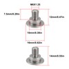 ECSiNG 6pcs Motorcycle Front Fork Guard Bolt Screw Compatible with