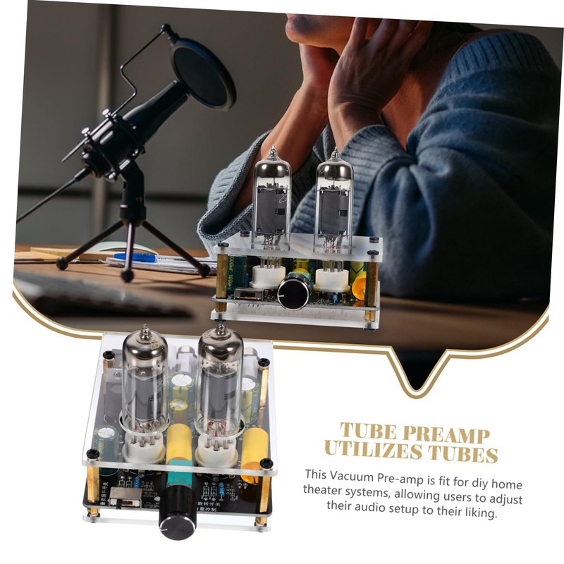 IWOWHERO Vacuum Preamp Tube Amplifier for Hi Fi Sound System