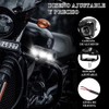 Exploradoras LED Auxiliares para Moto, 2 Piezas, 18000LM, 3 Modos