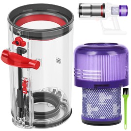 RUKHOOL RUKHOOL Staubbeh?lter f??r Dyson V11 V15 Beh?lter Filter Ersatzteile SV14 SV17 SV15 SV22 SV28 Zubeh?r Staubsauger Auffangbeh?lter Ersatzfilter Ersatzbeh?lter Staubeimer M??lleimer Staub Abfallbeh?lter