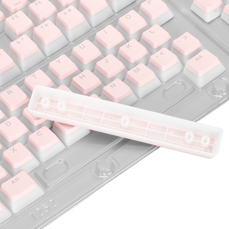 Keyboard Keycaps 129 Keys Pudding Transparent OEM Height PBT Two