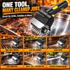 Rechargeable Electric Grill Brush, Cordless BBQ Grill Cleaner with 1100