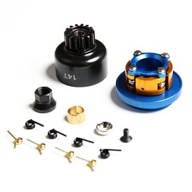 Team Losi 8IGHT 8T 1.0 2.0 3.0 13T / 14T Clutch Flywheel Assembly for SG Crank Engine Parts (14T)