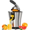 Eurolux Premium Electric Orange Juicer | Stainless Steel Citrus Squeezer