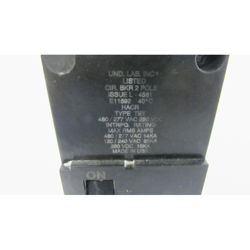 2P Standard Bolt On Circuit Breaker 40A 277/480VAC