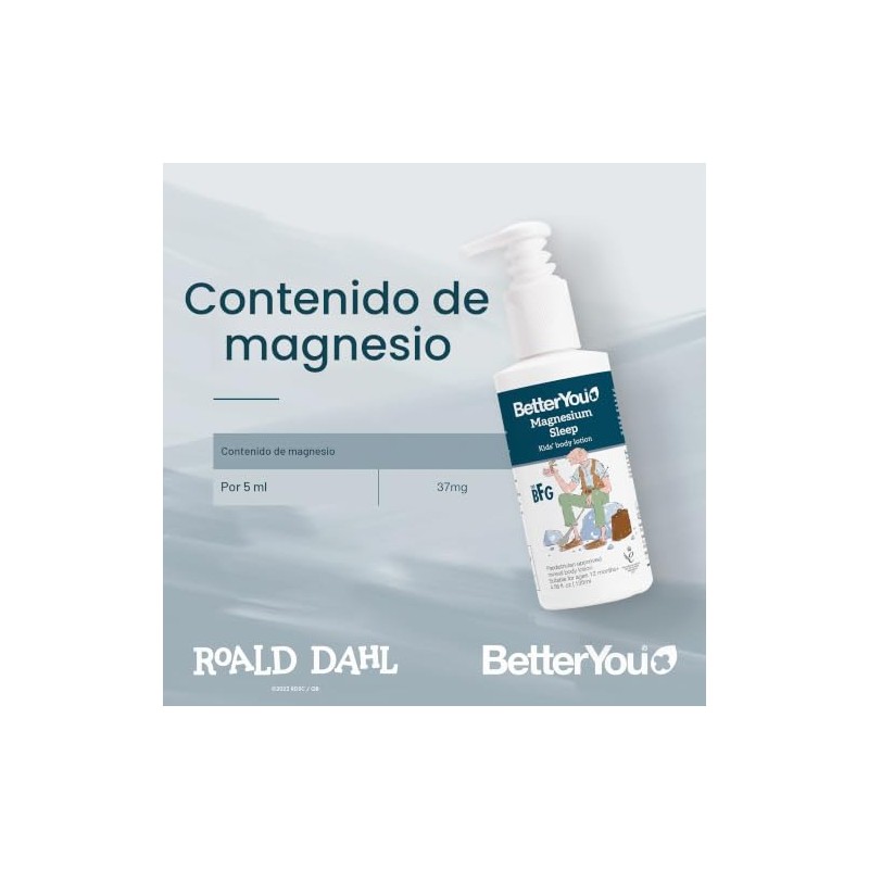 BetterYou Natural Magnesium Sleep Lotion Junior 135ml
