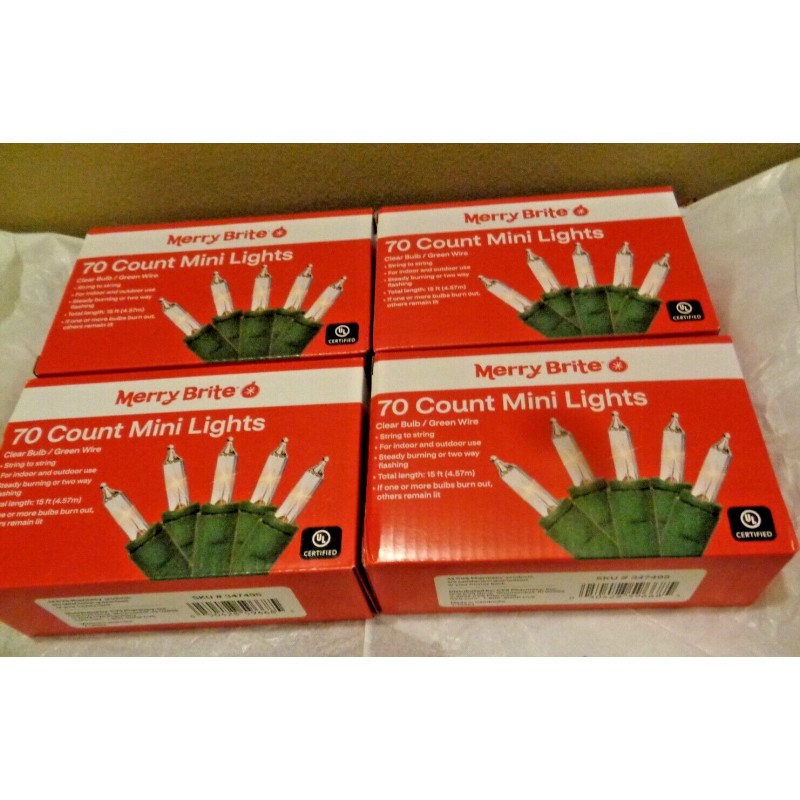 Merry Brite 4 Pack Merry Brite Each 70 Count Mini