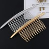 2 x Alloy Hair Clips French Twist Comb Hair Clips