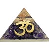 Large Orgone Pyramid | Amethyst Pyramid Crystal | Holistic OM