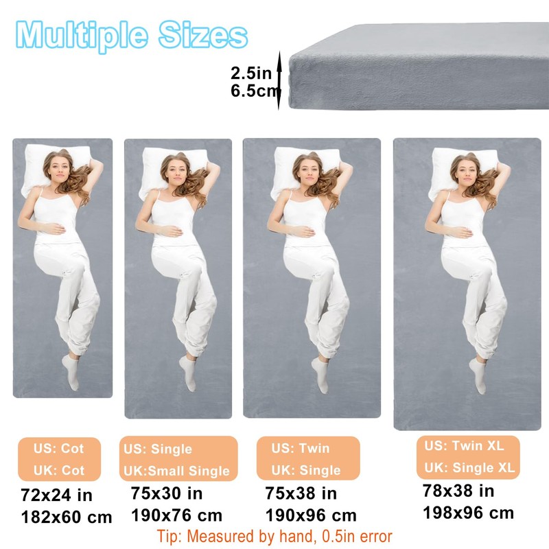 TokSay Foam Camping Mattress - Portable Roll Up Sleeping Pad