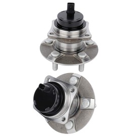 OCPTY New Wheel Hub Bearings Rear Axle 5 Lugs with ABS Compatible for Pontiac Vibe for Toyota Corolla CE Matrix 2003-2008 OE 512217 (Pack of 2)