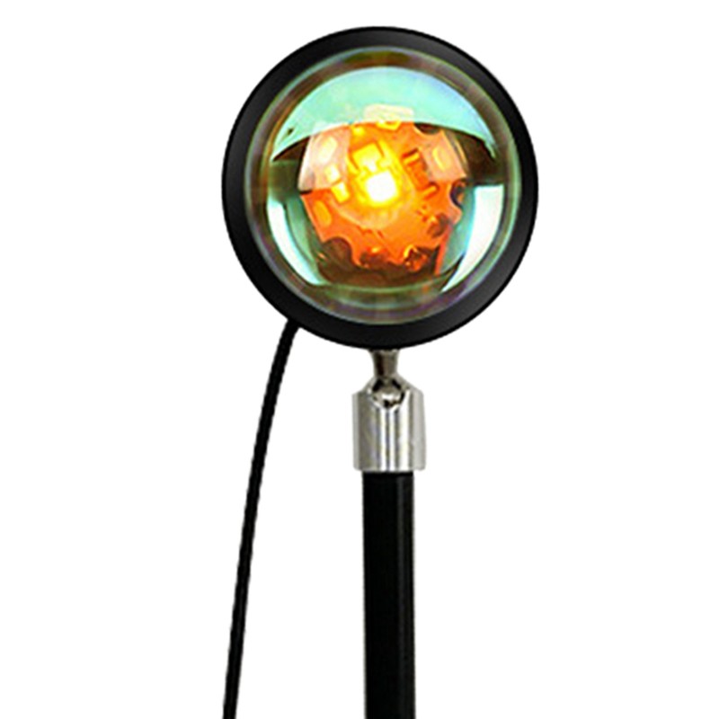 Ambient Projector Lamp 16 Colors 180° Rotatable Remote Control RGB